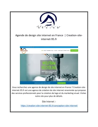 Agende de design site internet en France  | Creation-site-internet-95.fr