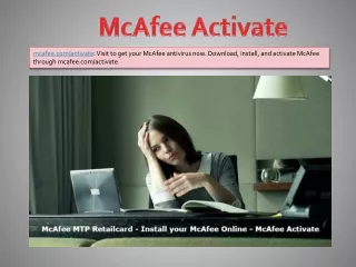 www.McAfee.com/Activate - Enter your code - Activate McAfee