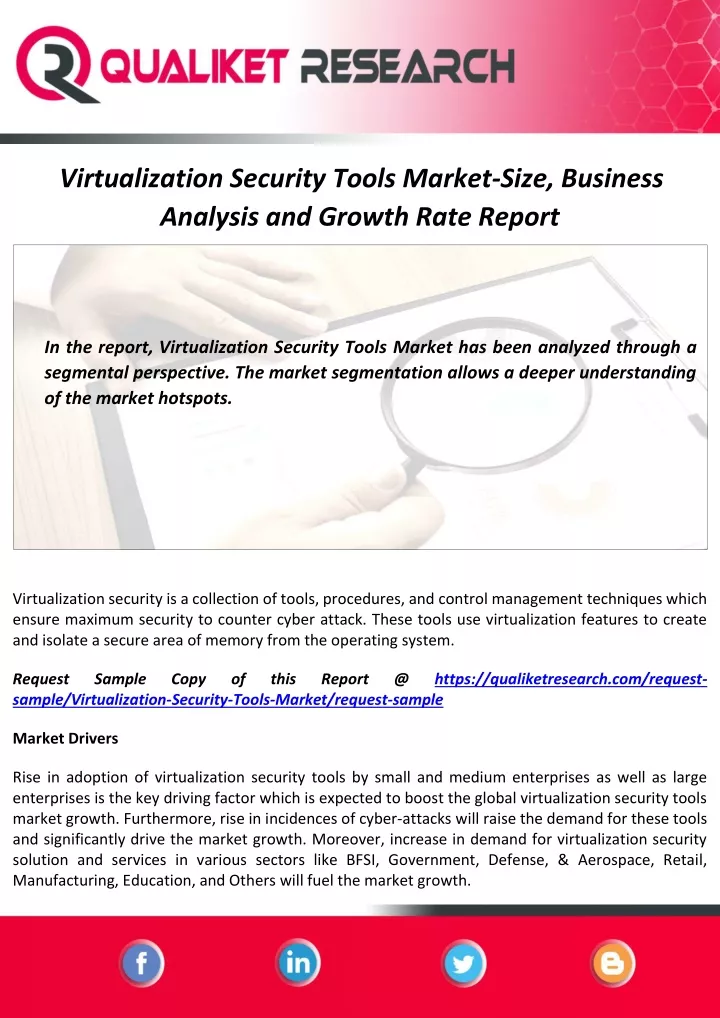 virtualization security tools market size
