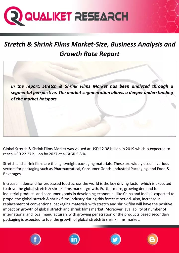stretch shrink films market size business