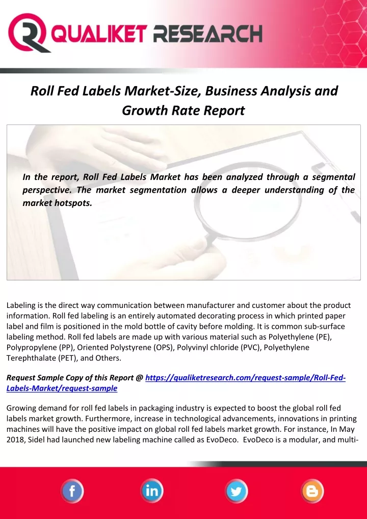 roll fed labels market size business analysis