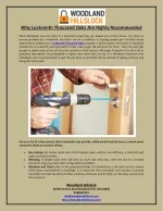 Why Locksmith Thousand Oaks Are Highly Recommended - slide 1