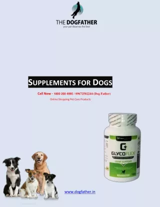 SUPPLEMENTS FOR DOGS