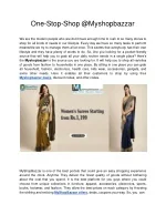 One-Stop-Shop @ Myshopbazzar - slide 1