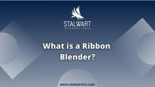 Ribbon blender mixer manufacturer in Vadodara