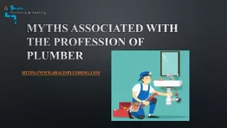 Myths Associated with the Profession of Plumber