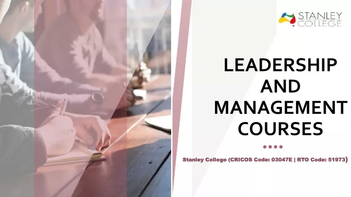 leadership and management courses