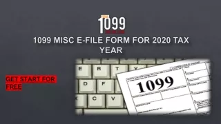 1099 misc e file form for 2020 tax year