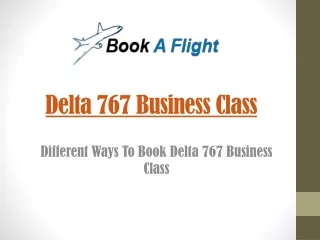 delta 767 business class