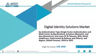 Digital Identity Solutions Market industry Growth, Trends, and forecast 2025