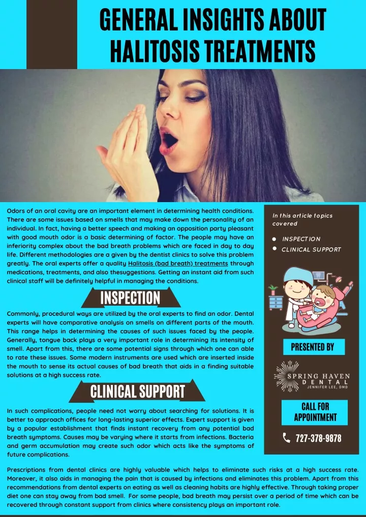 general insights about halitosis treatments