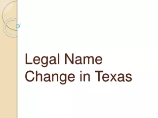 legal name change in texas