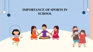 Tim Manning - PDF on importance of sports in school curriculum