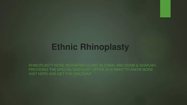 ethnic rhinoplasty