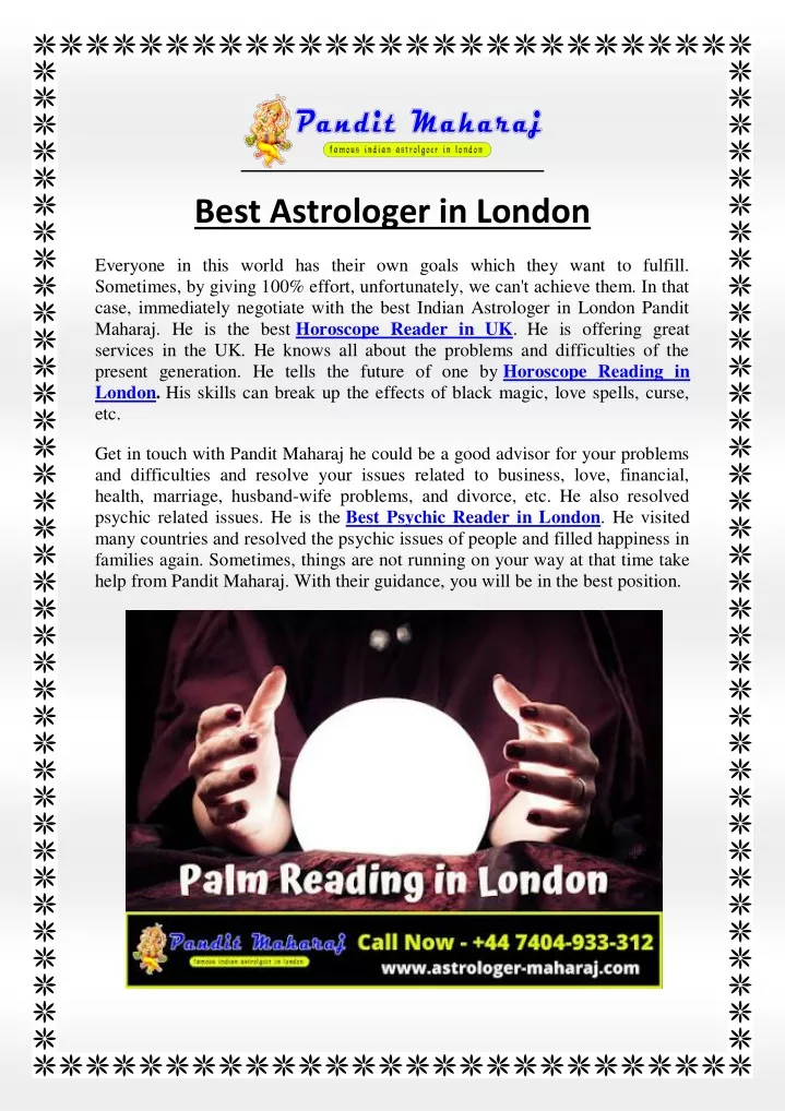 best astrologer in london
