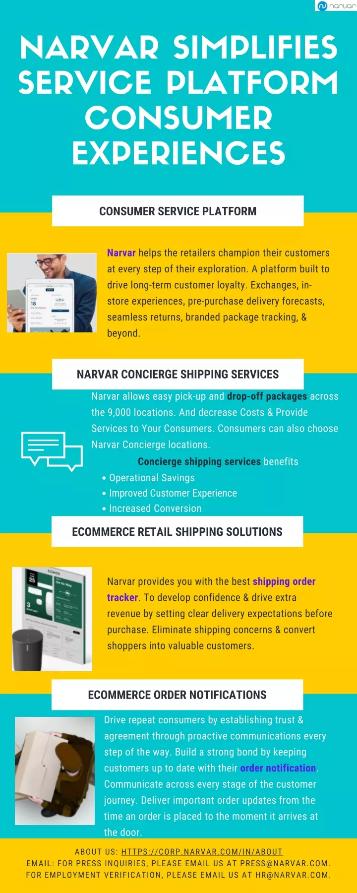 narvar simplifies service platform consumer