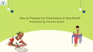 How to Prepare for Final Exams in One Month