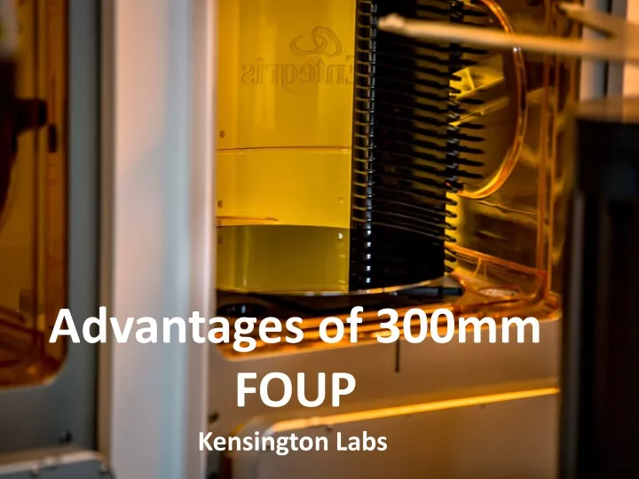 advantages of 300mm foup