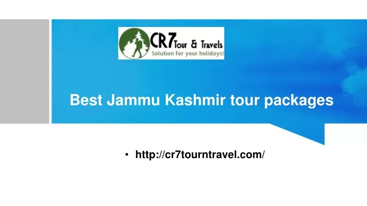 best jammu kashmir tour packages