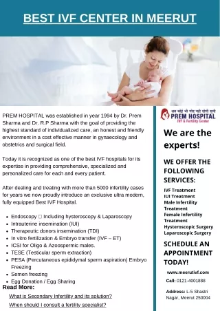 best ivf center in meerut