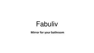 decorative mirrors for your bathroom