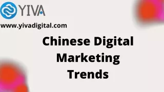 Chinese Digital Marketing Trends