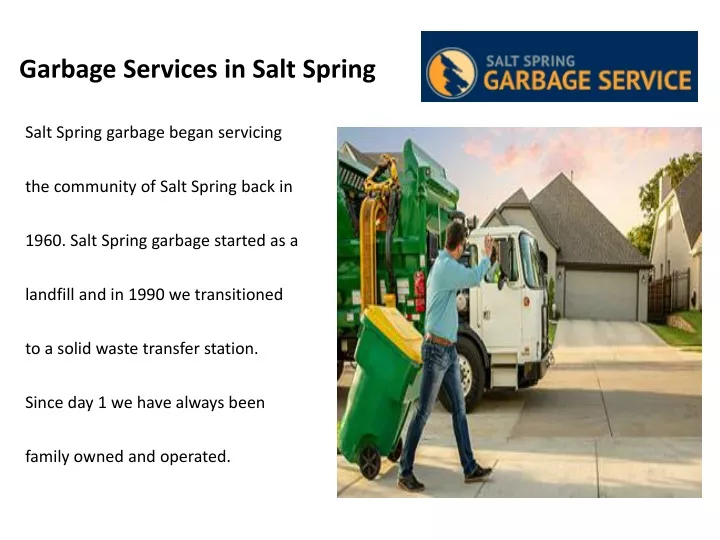 garbage services in salt spring