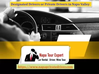 Why Choose Napa Private Driver?