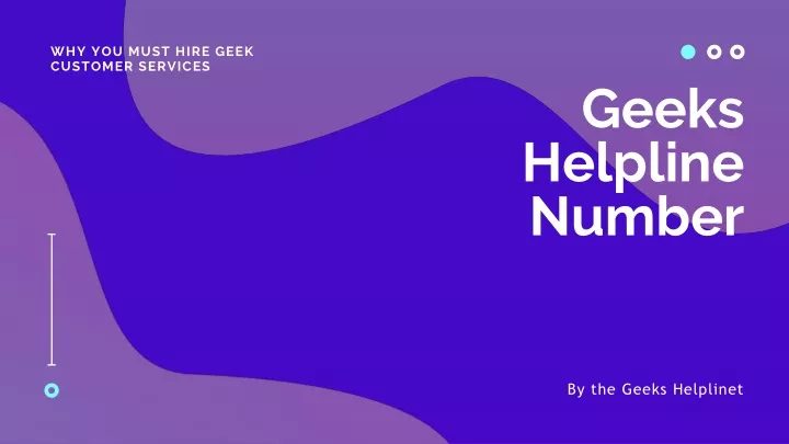 why you must hire geek customer services