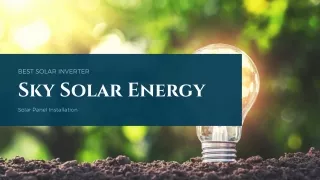 best solar inverter sky solar energy