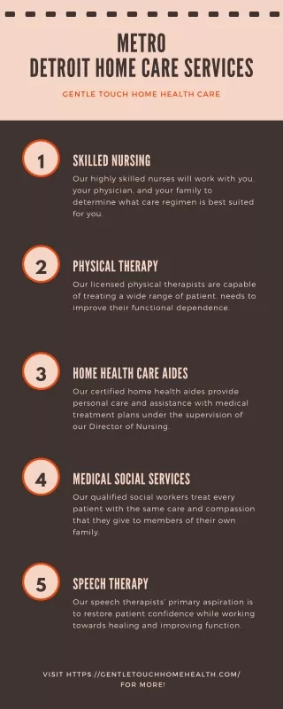 Metro Detroit Home Care Services by Gentle Touch Home Health Care