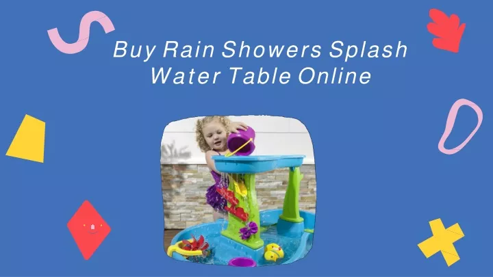 buy rain showers splash water table online