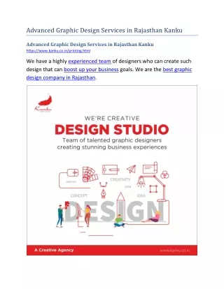 advanced graphic design services in rajasthan