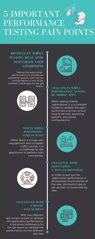 5 important performance testing pain points
