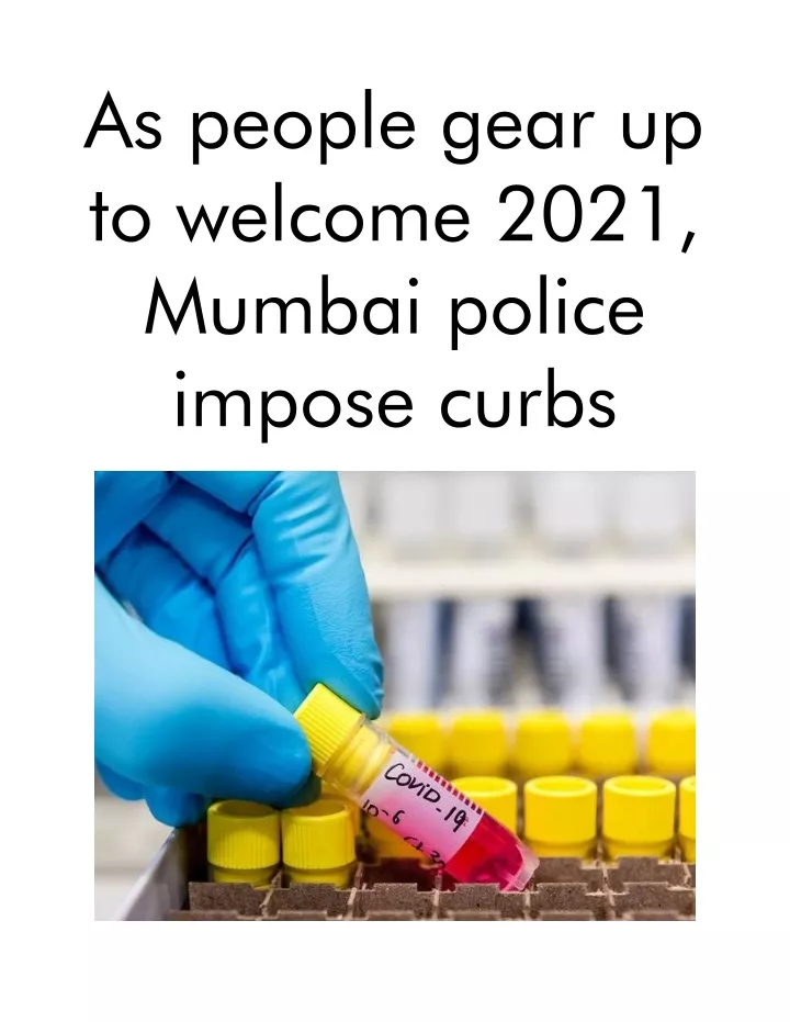 as people gear up to welcome 2021 mumbai police