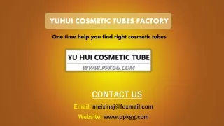 Cosmetic Tube