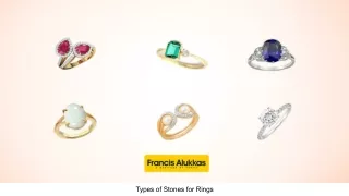 Types of Stones for Rings