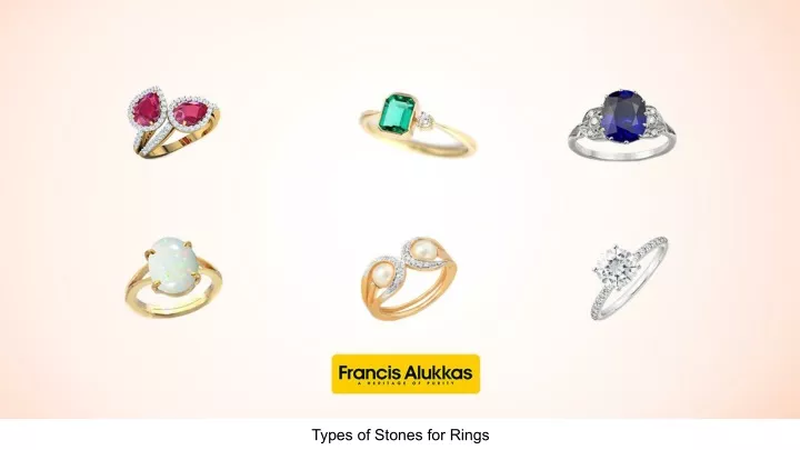 types of stones for rings