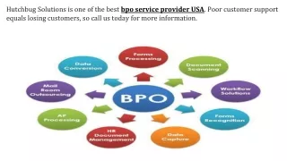 BPO service provider USA