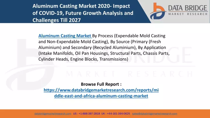 aluminum casting market 2020 impact of covid