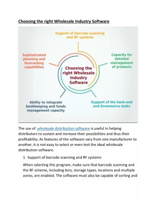 choosing the right wholesale industry software