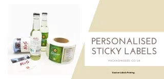 personalised sticky labels