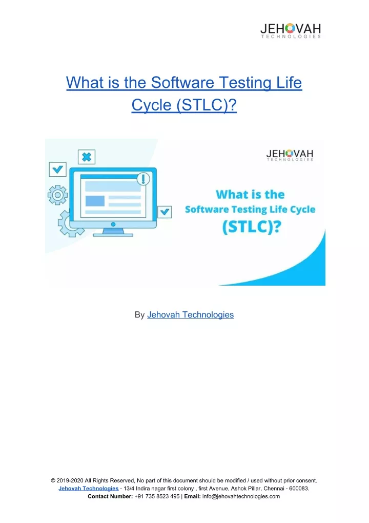 what is the software testing life cycle stlc