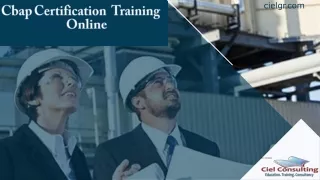 Cbap Certification Training Online