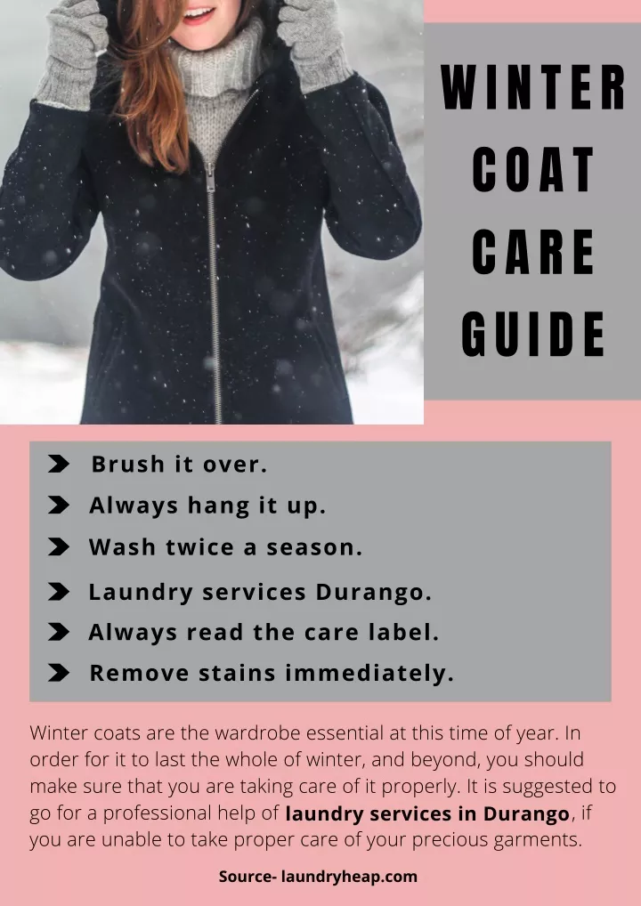 winter coat care guide