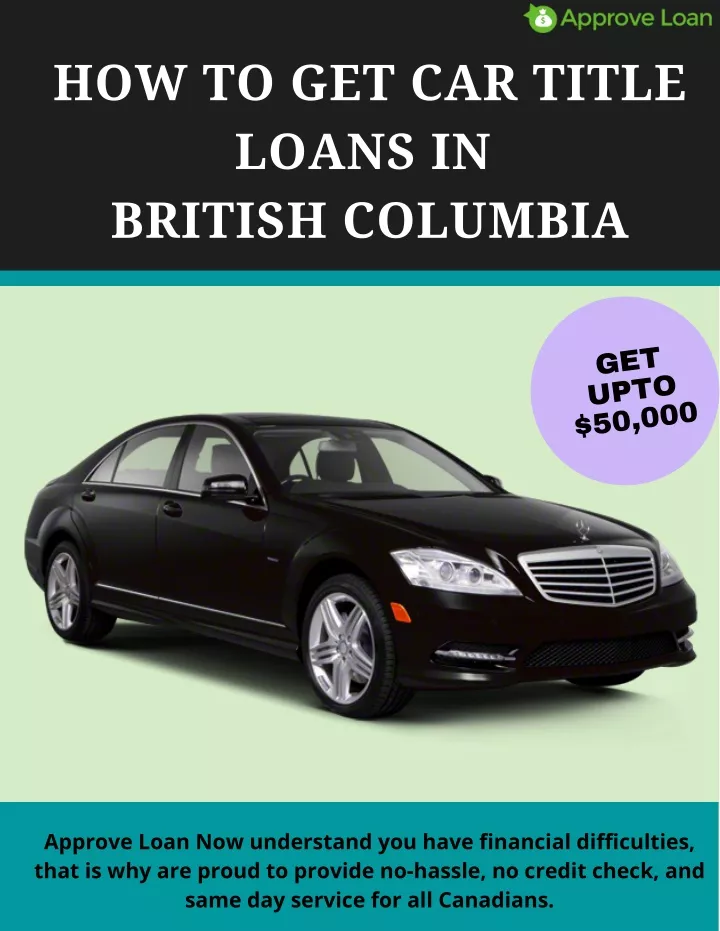 how to get car title loans in british columbia