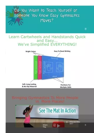 learn cartwheels and handstands quick and easy