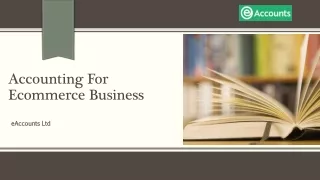 accounting for ecommerce business
