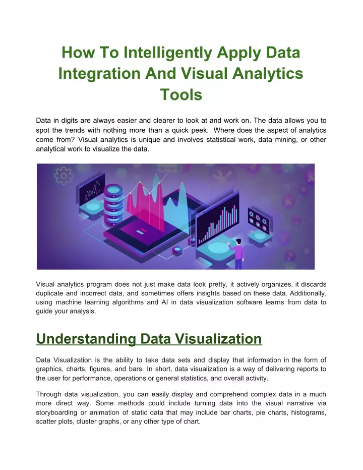 how to intelligently apply data integration
