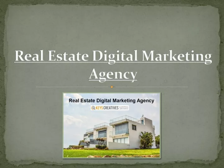 real estate digital marketing agency